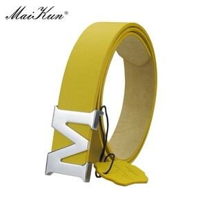 Yellow Men's Belt